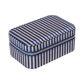 Pico Large Jewelry Box - Navy Stripe  hos parfumerihamoghende.dk 